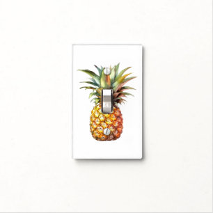 Happy Tropical Pineapple Light Switch Cover