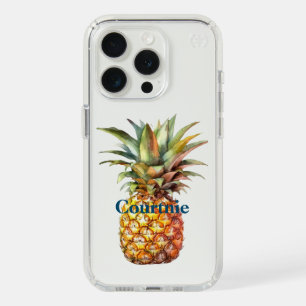 Happy Tropical Pineapple iPhone 15 Pro Case