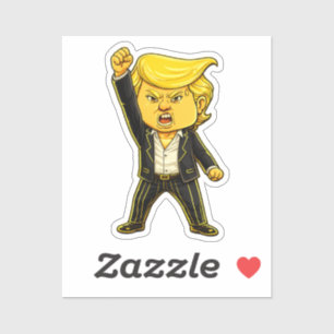 Happy Trump Funny Trump Fight Fight Trump Meme Sticker