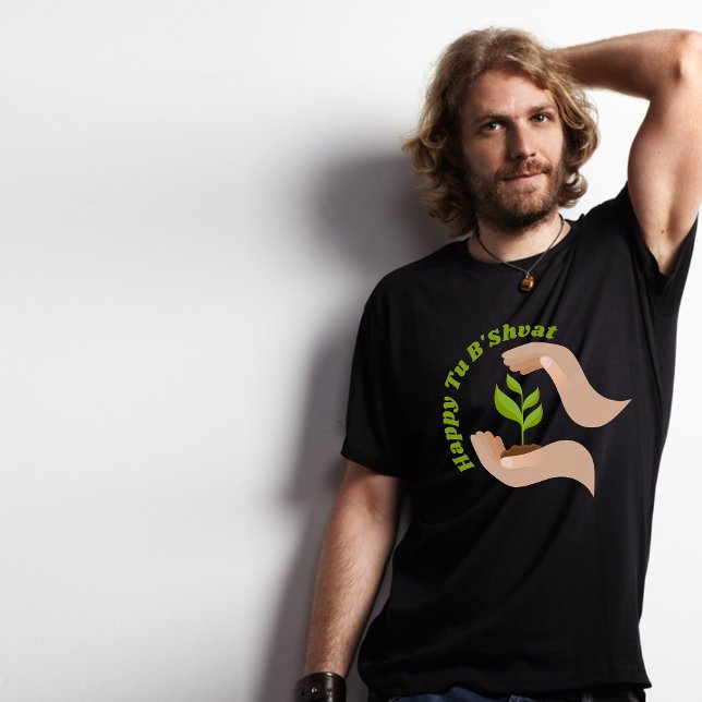 Happy Tu B'shvat / Bishvat Green Planting  T-Shirt (Creator Uploaded)