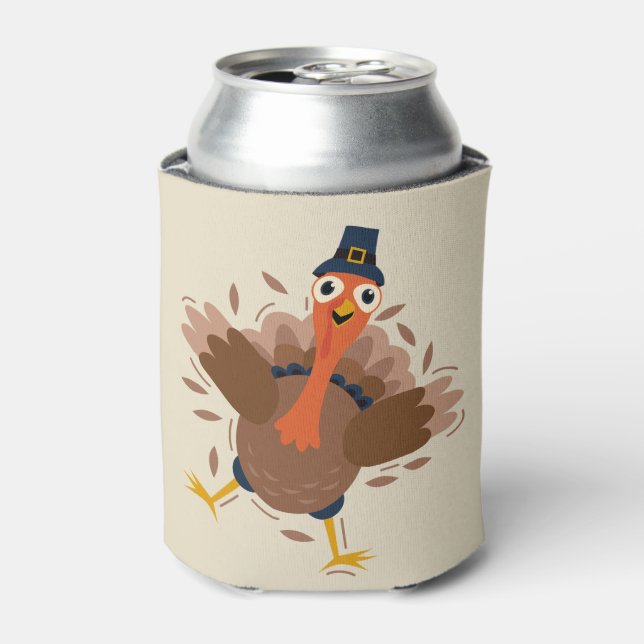 Happy Turkey Can Cooler (Can Front)