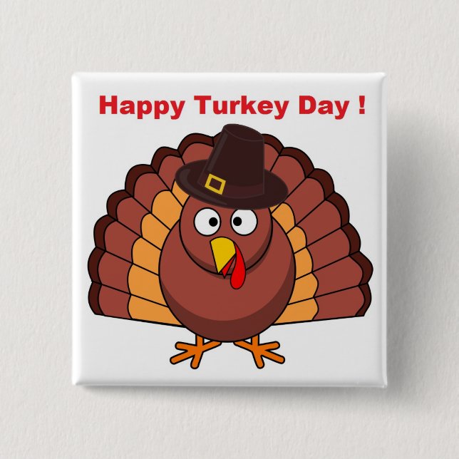 HAPPY TURKEY DAY BUTTON (Front)