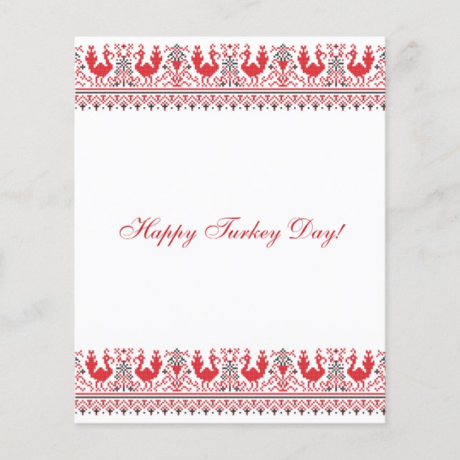 Happy Turkey Day! Flyer (Front)