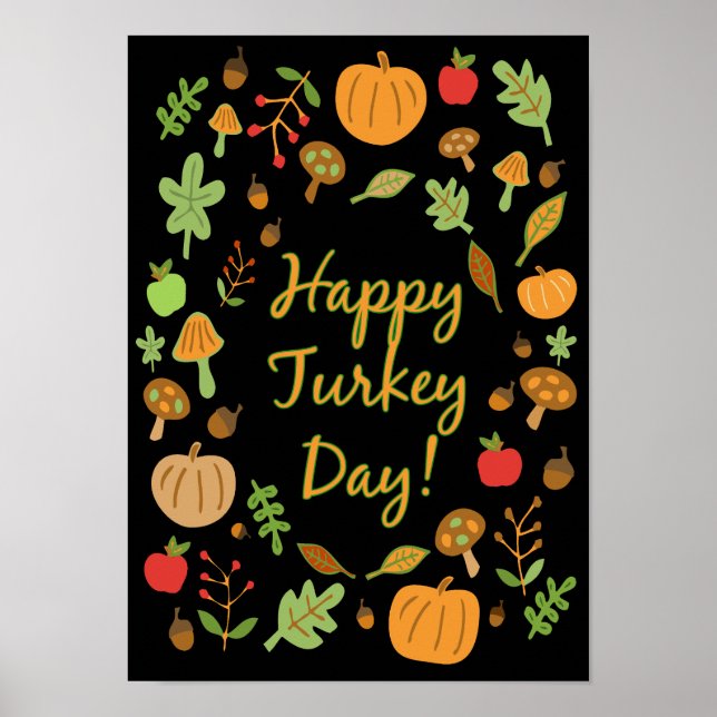 Happy Turkey Day! Poster (Front)