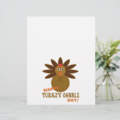 Happy Turkey Gobble Day Thanksgiving (Standing Front)