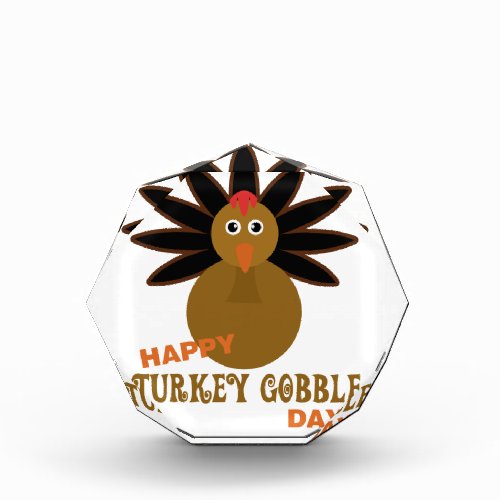 Happy Turkey Gobble Day Thanksgiving Award