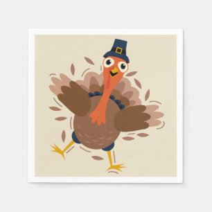 Happy Turkey Napkins