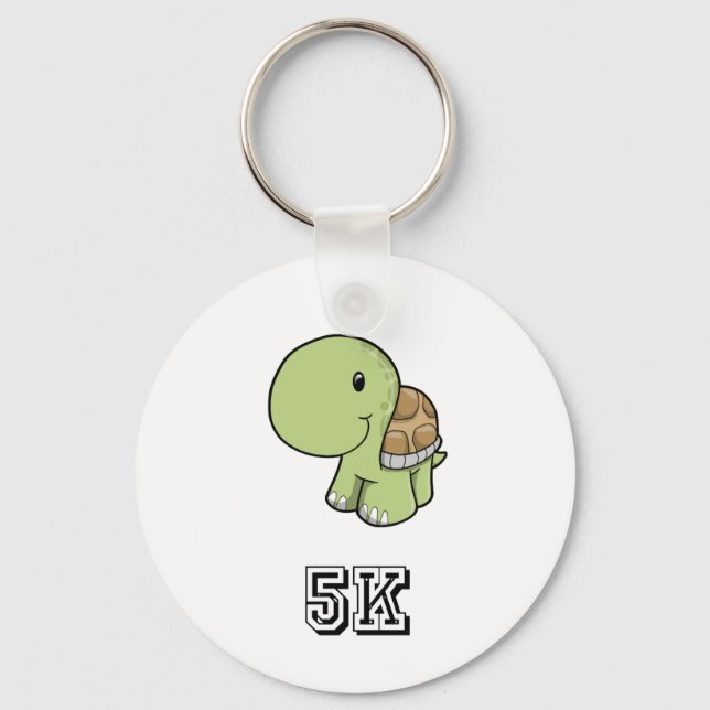 Happy Turtle 5K Keychain (Front)