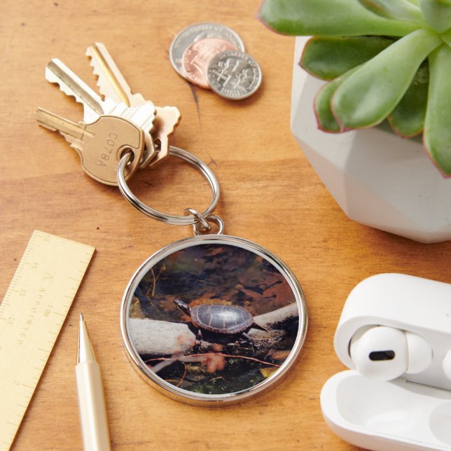Happy Turtle Keychain (Desk)