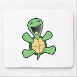 Happy Turtle Mouse Pad<br><div class="desc">This cute turtle is sure to put a smile on your face!</div>