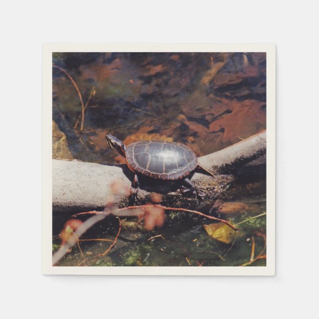 Happy Turtle Napkins (Front)