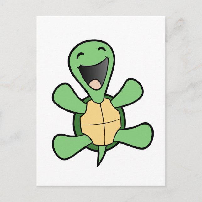 Happy Turtle Postcard (Front)