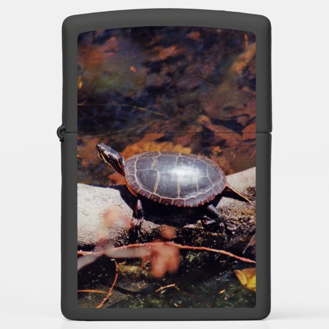 Happy Turtle Zippo Lighter (Front)