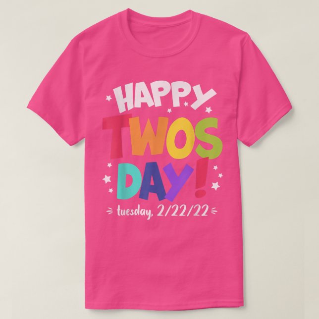 Happy Twosday 2022  Tuesday February 22nd 2022 Kid T-Shirt (Design Front)