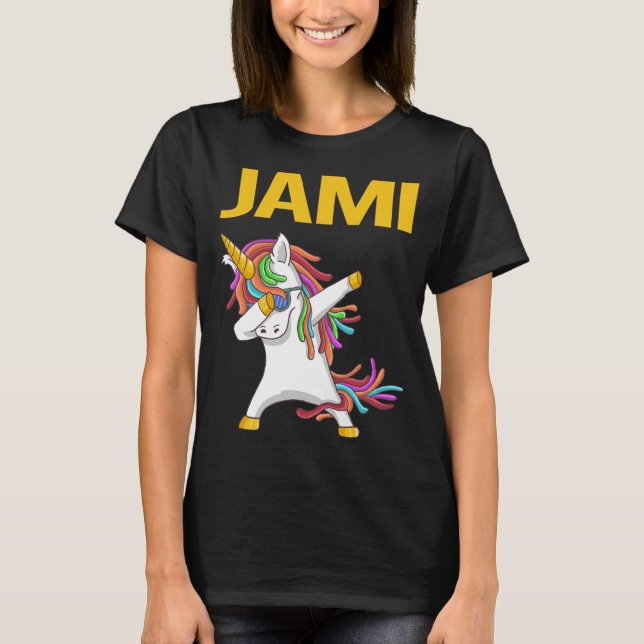 Happy Unicorn - Jami Name T-Shirt (Front)