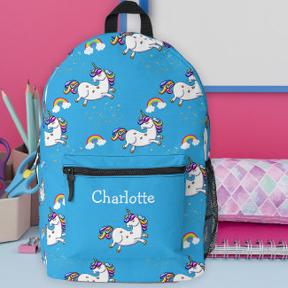 Happy Unicorns in the Sky Blue