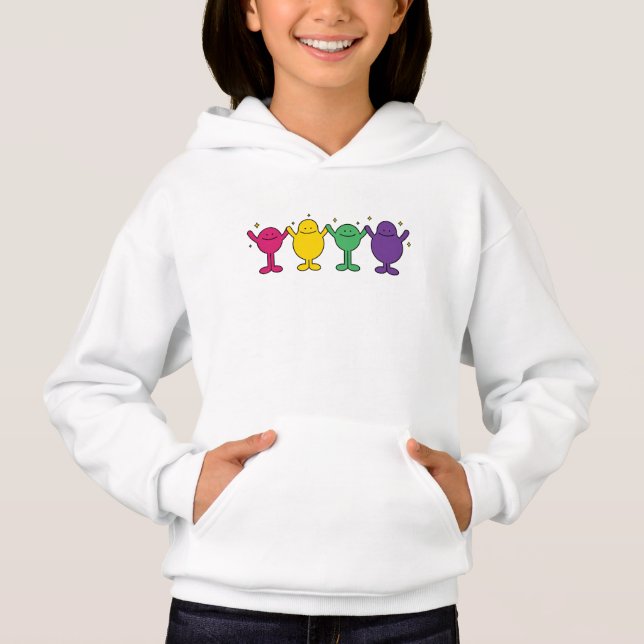 Happy Unity Characters Hoodie (Front)