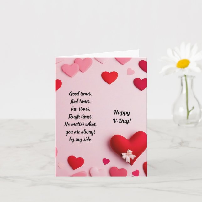 Happy V-Day Card (Small Plant)