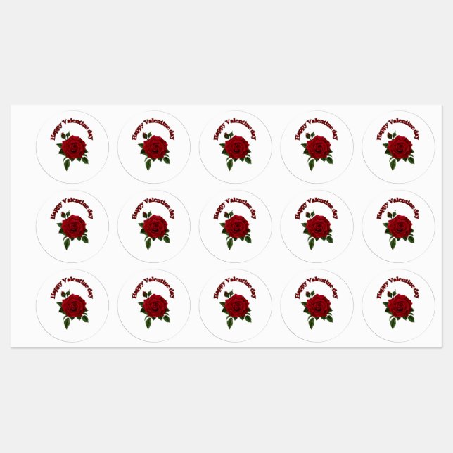 Happy V day multi stickers  (Sheet)