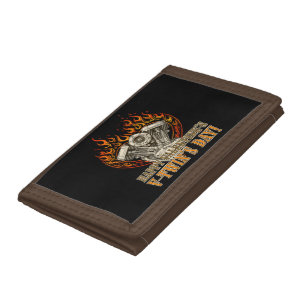 Happy V-Twin’s Day, Anti Valentine, Chopper Lovers Trifold Wallet