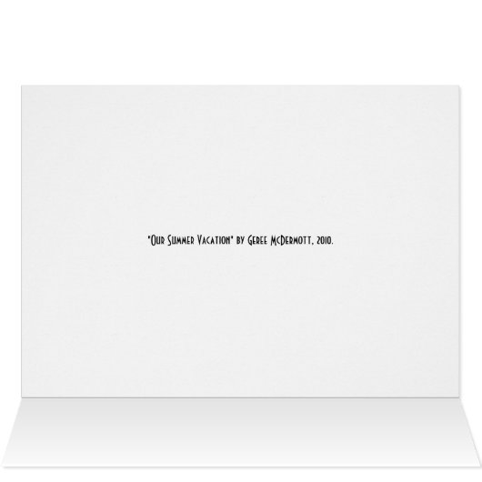 Happy Vacation! (Inside Horizontal (Top))