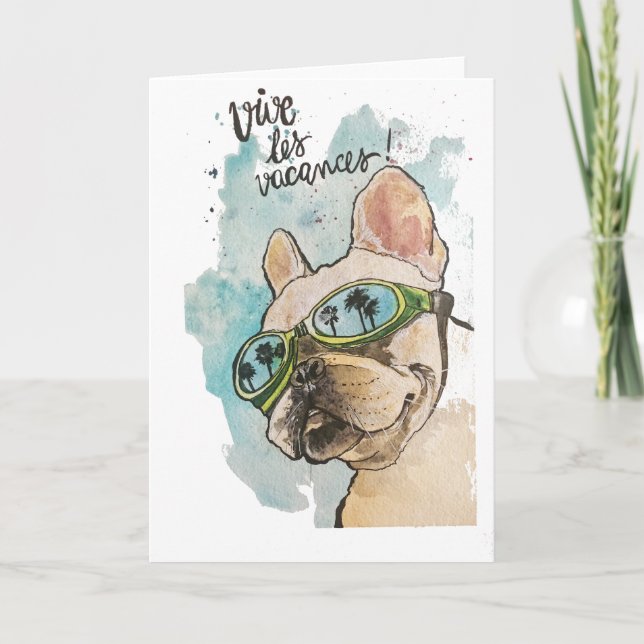 Happy vacation card (Front)