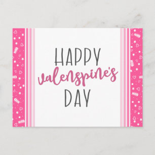 Happy Valenspine's Day, Chiropractic Postcard