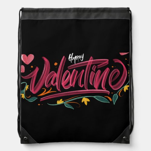 Happy Valentine39s Day 2023  1 Drawstring Bag