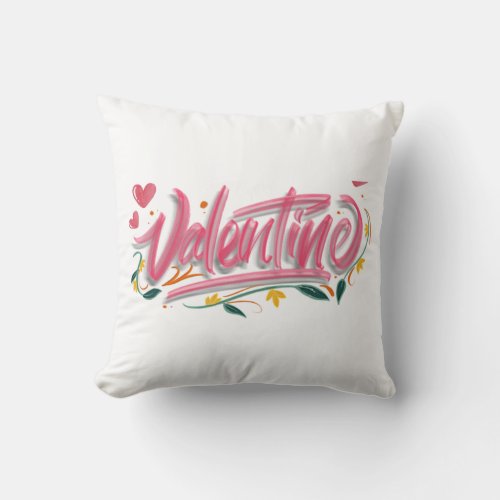 Happy Valentine39s Day 2023  1 Throw Pillow