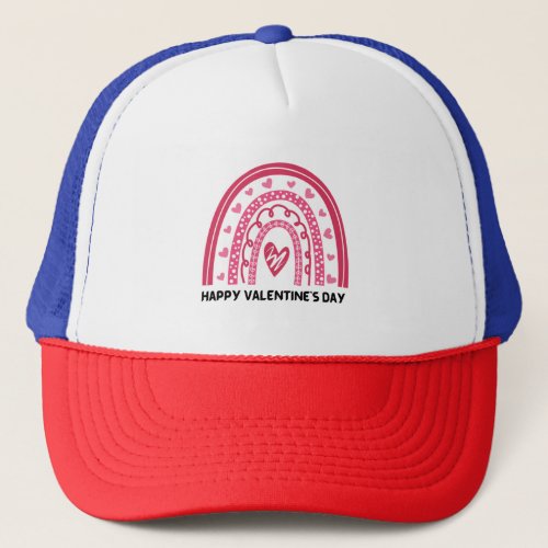 Happy Valentine39s Day  5 Trucker Hat