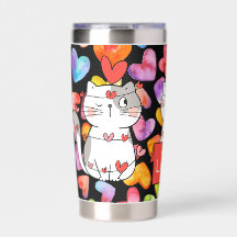 happy valentine cats
