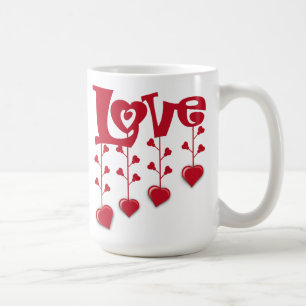 HAPPY VALENTINE DAY 2026 LOVE RED HEART COFFEE MUG