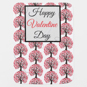 Happy Valentine Day baby blanket. Blanket