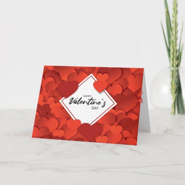 Happy Valentine day card (Front)