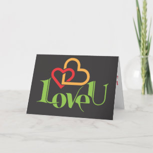 Happy Valentine day card