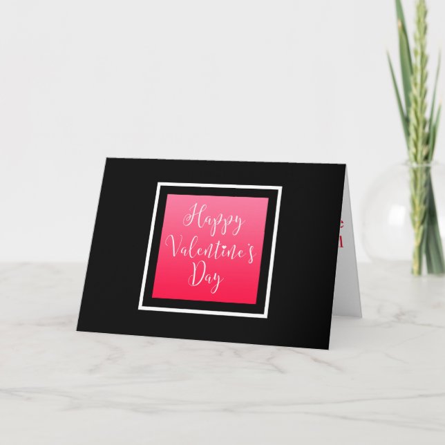 Happy Valentine day card (Front)