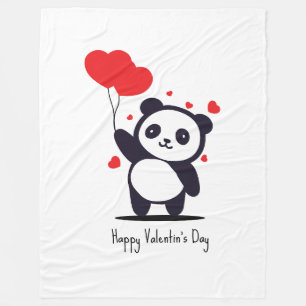 happy Valentine Day Fleece Blanket