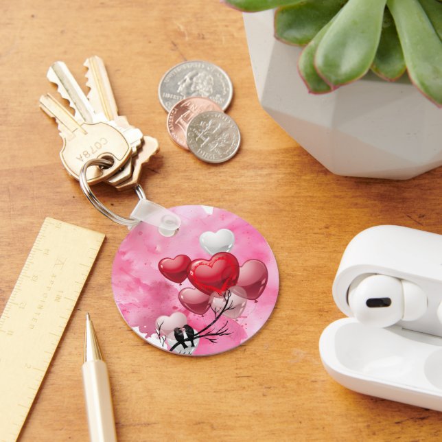 Happy Valentine Day Keychain (Desk)