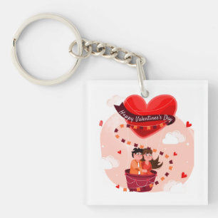 Happy Valentine Day Keychain