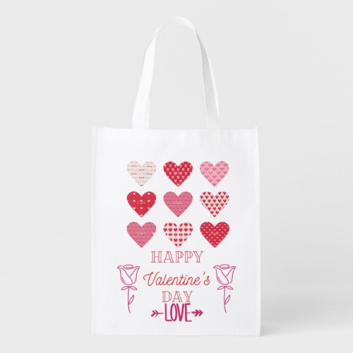 happy valentine day my love hoodie grocery bag