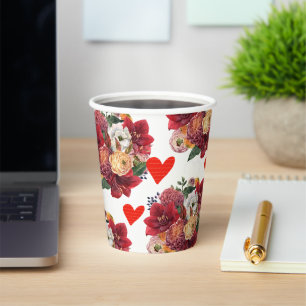 Happy Valentine Day Paper Cups