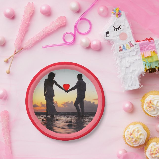 Happy Valentine Day Paper Plates (Party)