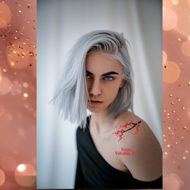 Happy Valentine Day Temporary Tattoos (Creator Uploaded)