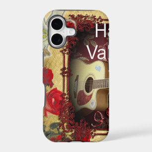 Happy Valentine Day Tunes in My Heart Achempong V iPhone 17 Case