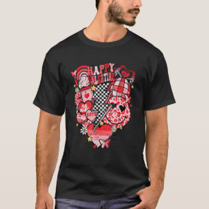 Happy Valentine Disco Ball Valentines Vibes Happy  T-Shirt
