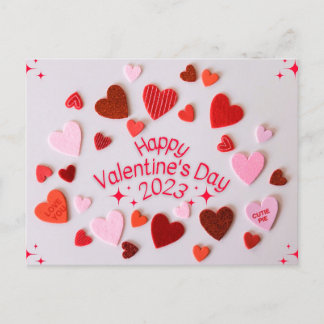 Happy Valentine Holiday Postcard