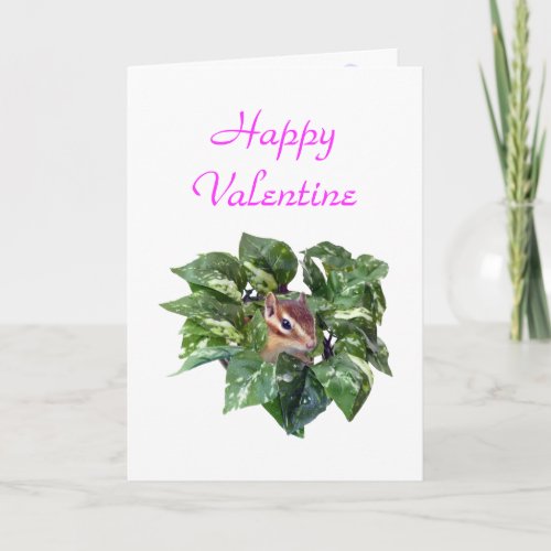Happy Valentine Ilove you Holiday Card