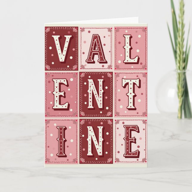 Happy Valentine Love Card (Front)