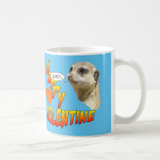 Happy Valentine Meerkat Cust. Coffee Mug