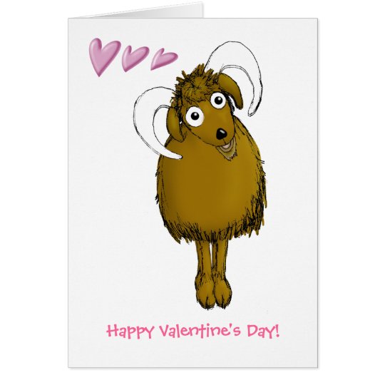 Happy Valentine Old Goat Card